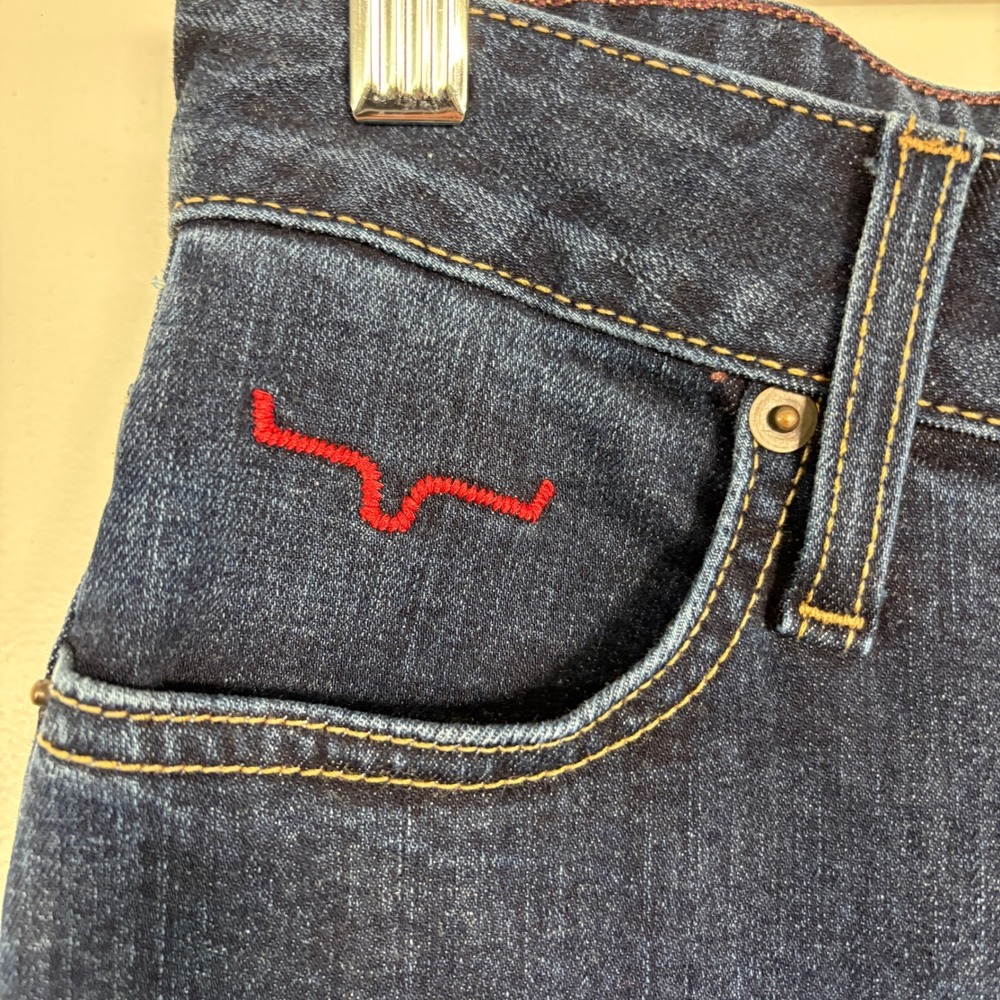 Kimes Ranch Womens Chloe Jeans 6/36 Dark Wash Bootcut Stretch Western Denim - Picture 3 of 13